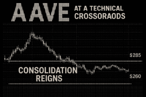 AAVE at a Technical Crossroads: Consolidation Reigns as Bulls Fail to Break Key Resistance