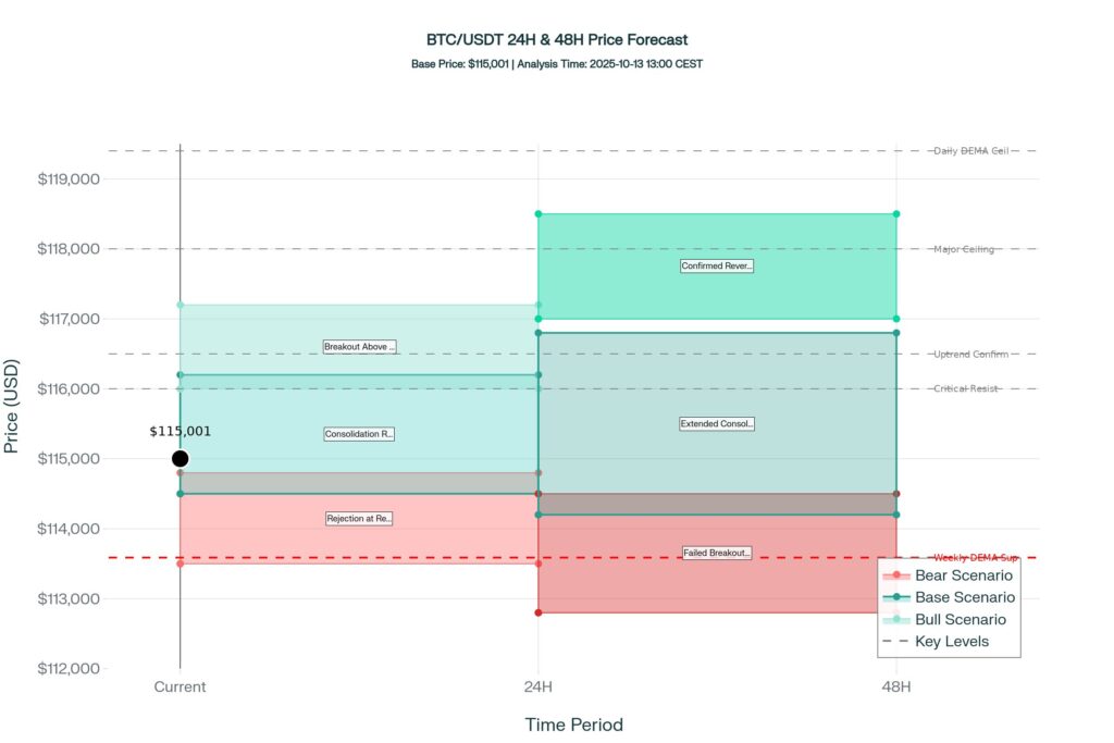 Bitcoin Reaches Critical Pivoting Point at $115K: Will the Bulls Reclaim Control?
