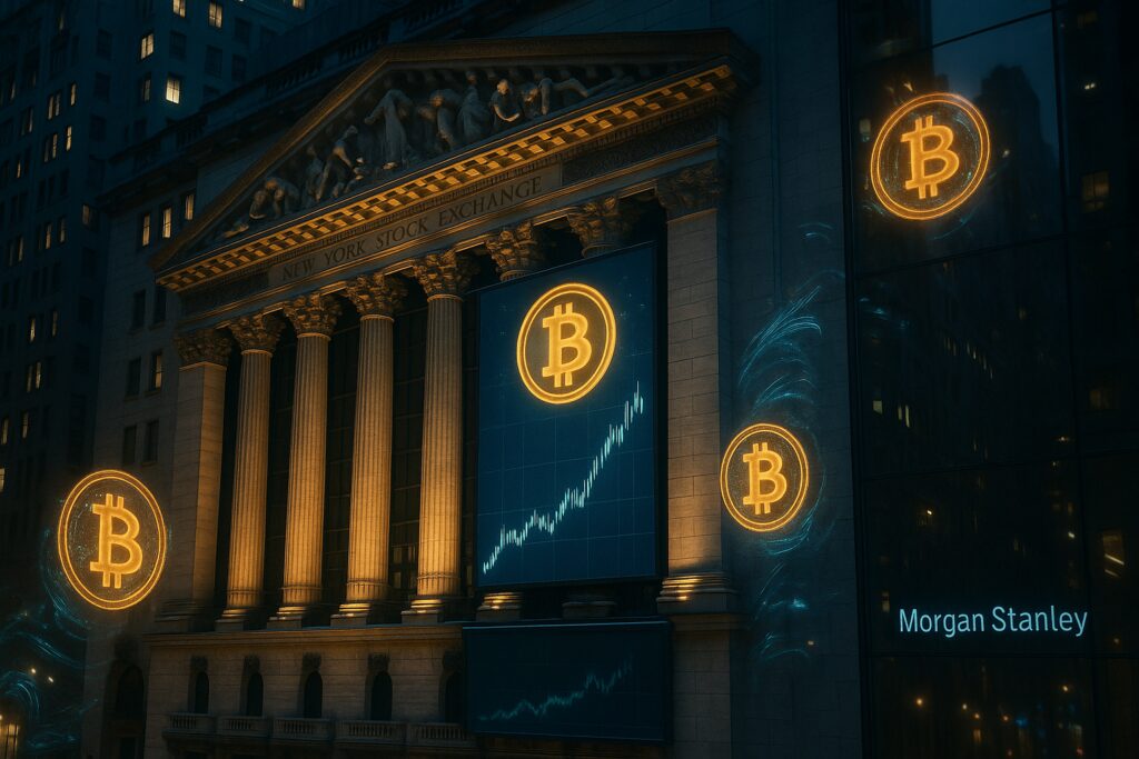 morgan stanleys bitcoin etf forging a new frontier in institutional crypto integration.jpg