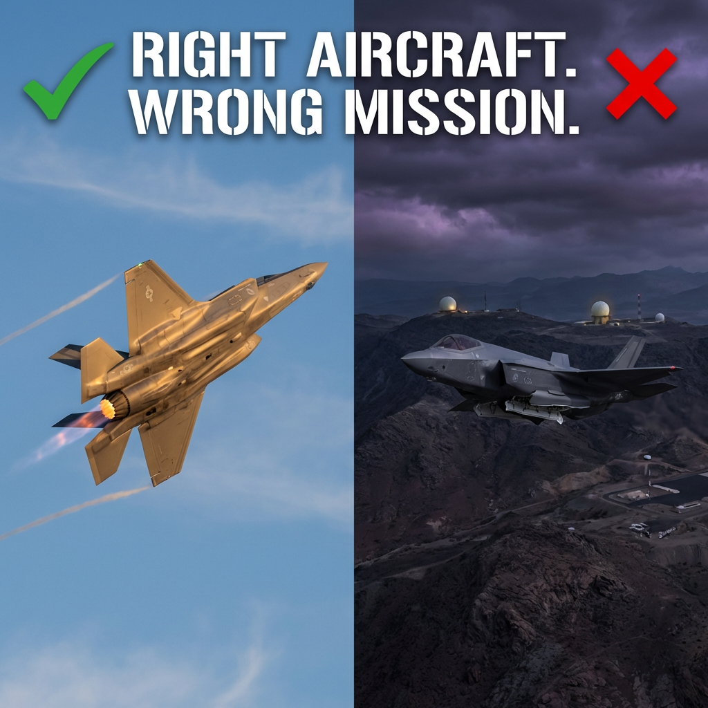 Image partagée de chasseurs avec comparaison des missions