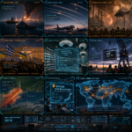 Global crisis dashboard showing conflicts, protests, markets, wildfires
