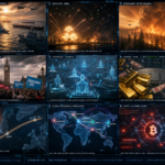 Global news dashboard covering geopolitics, tech, and environment