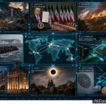 Daily Intelligence Briefing D72 cover collage. !AI generated