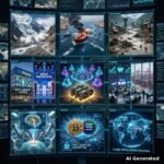 Nine panel intelligence collage