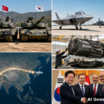AI generated cover image: South Korea Turkey defense partnership collage