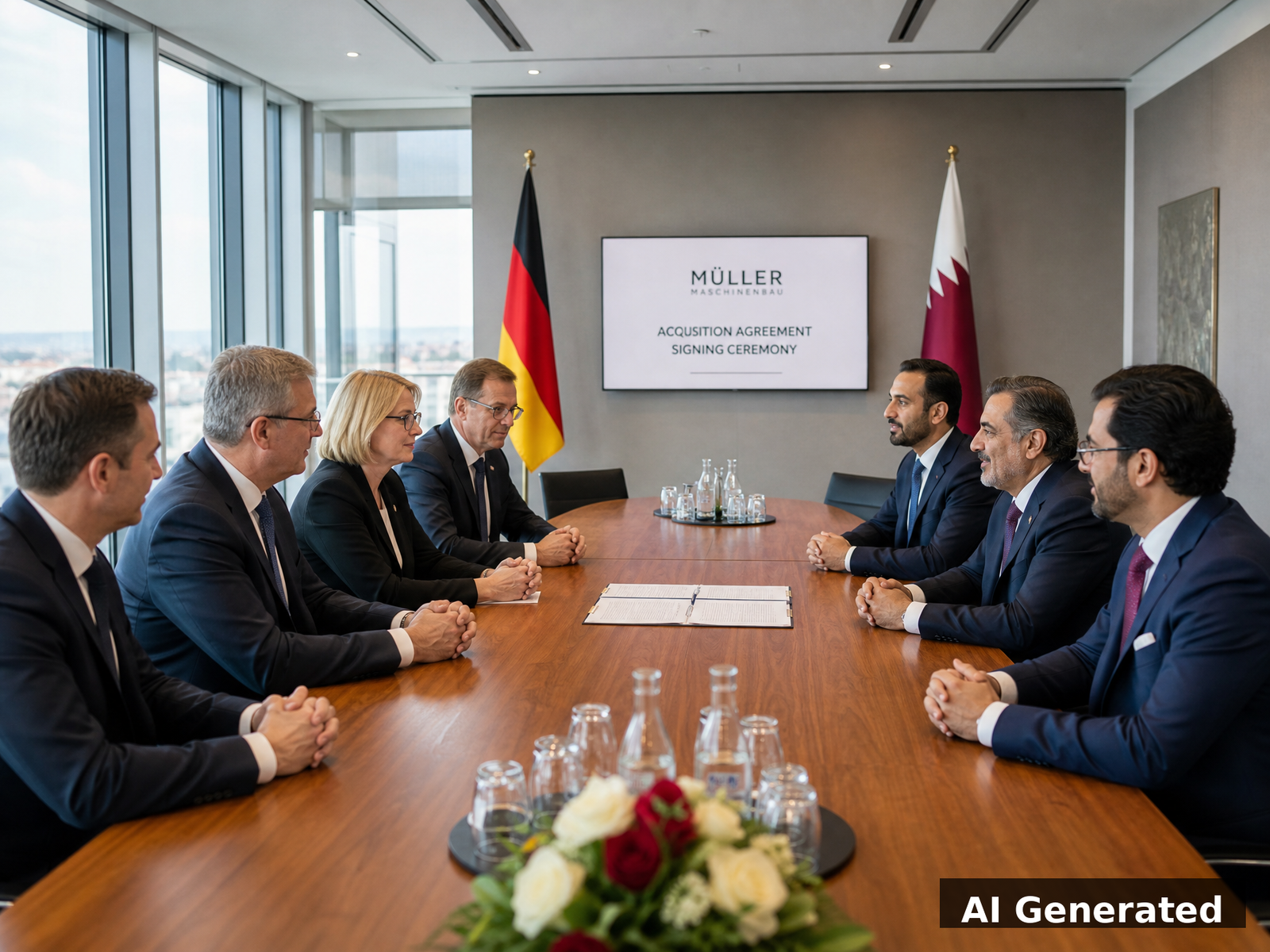Signing-table promises about German factories versus what happens after the takeover