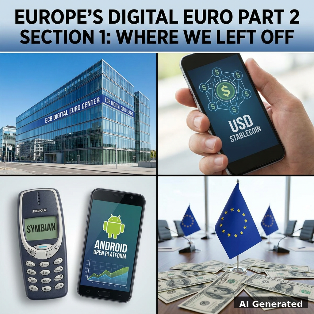 Digital euro versus stablecoin recap from Part 1