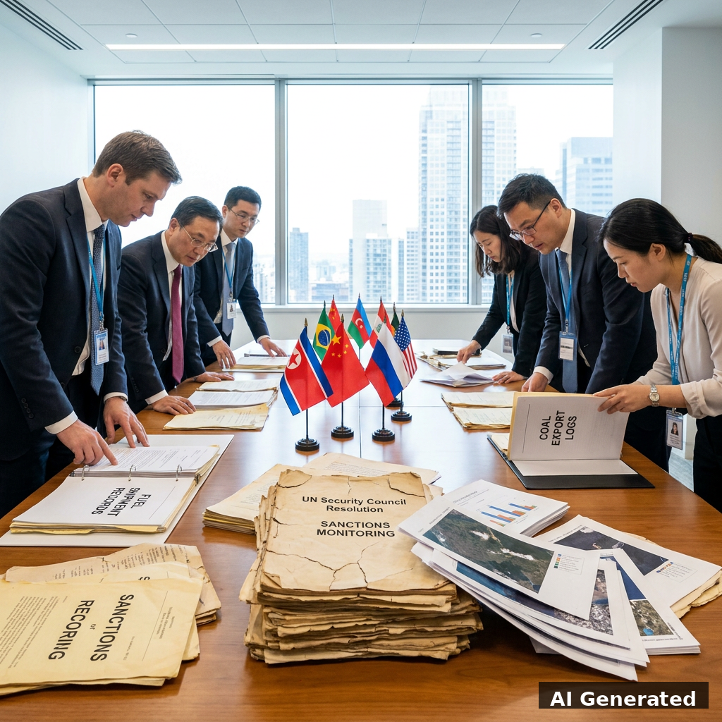AI generated image for: Sanctions collapse as China and Russia shield Pyongyang from pressure.