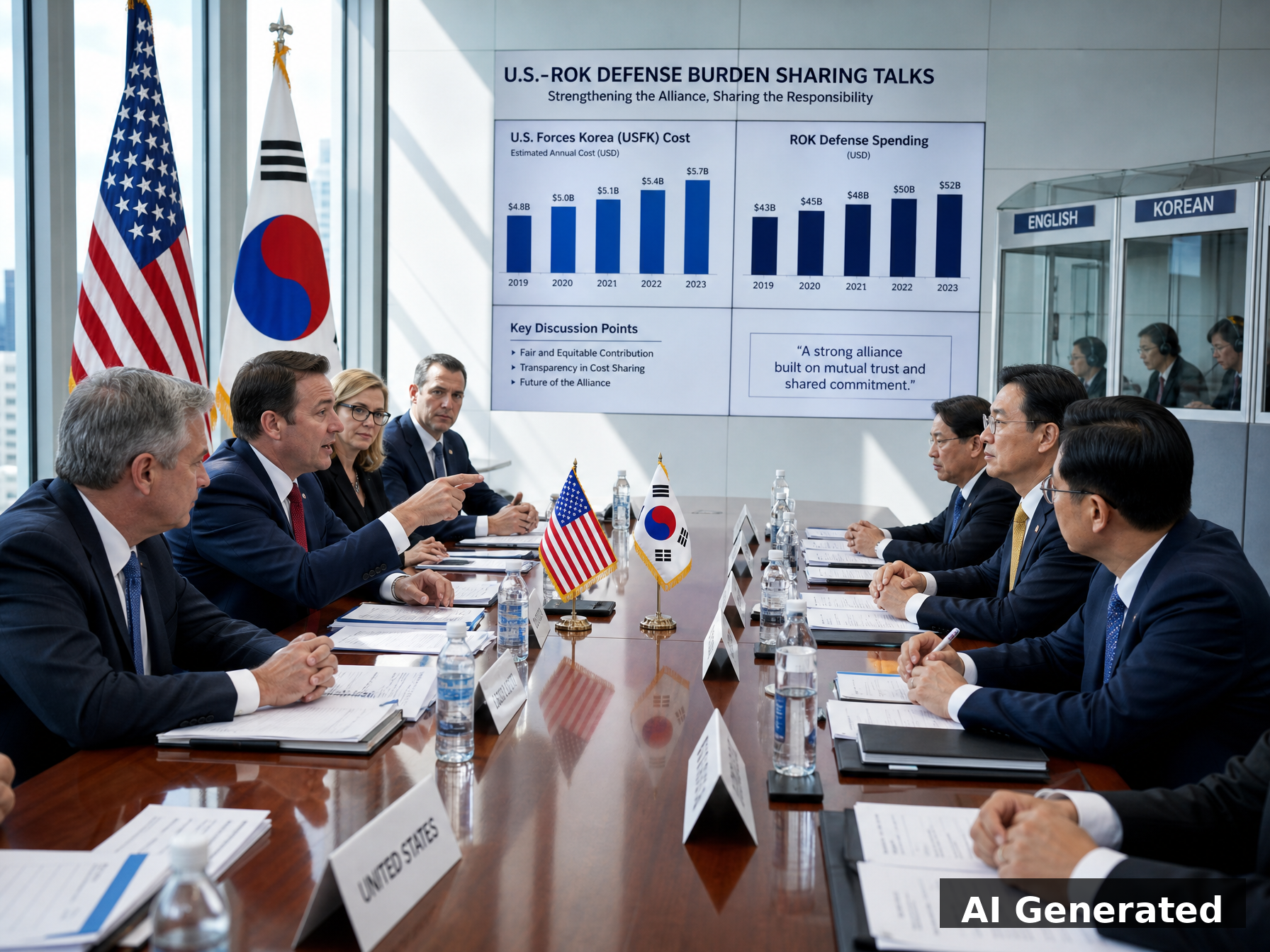 US-South Korea diplomatic meeting on defense burden sharing