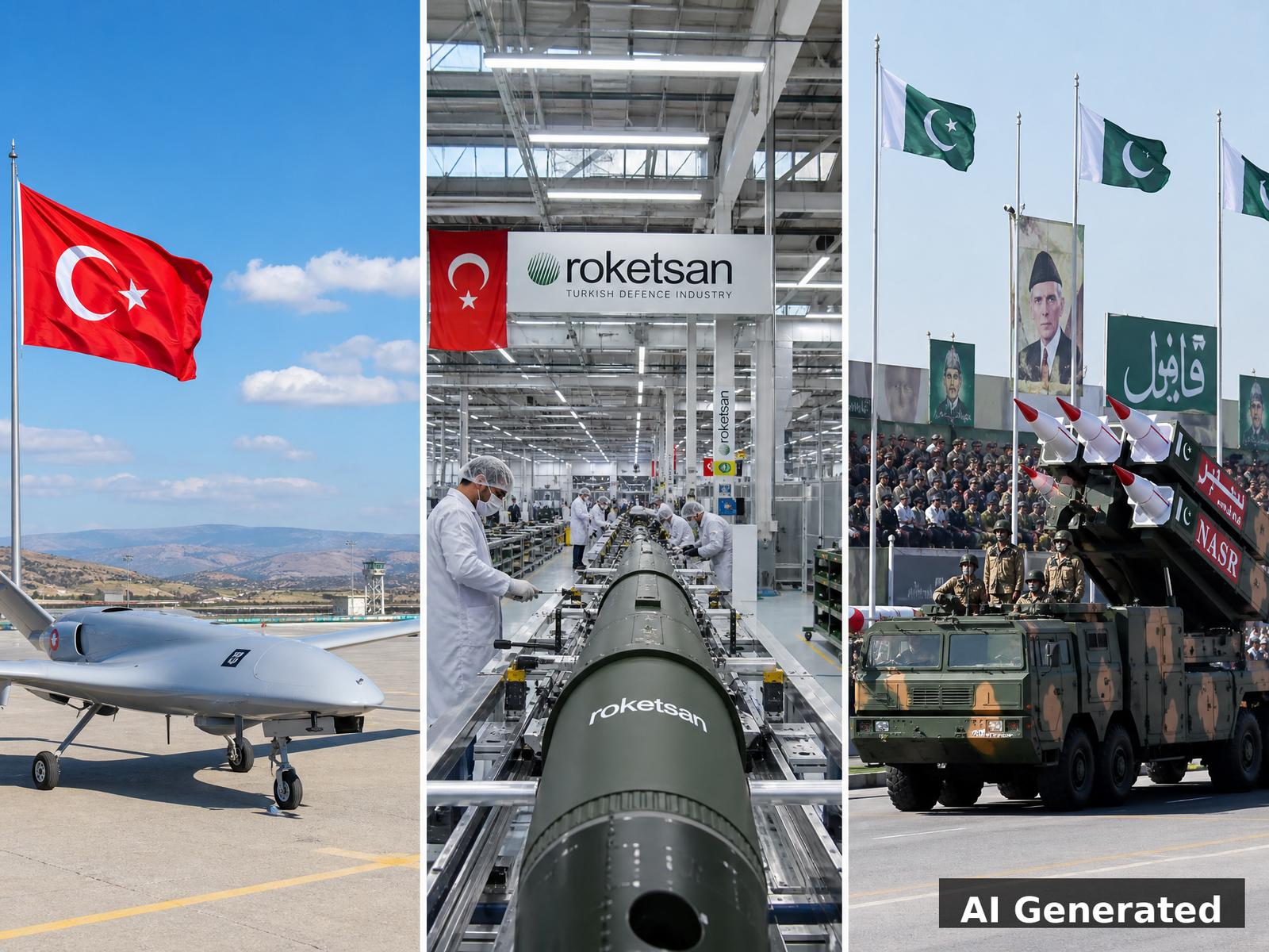 Military capabilities of Turkey, Saudi Arabia, and Pakistan