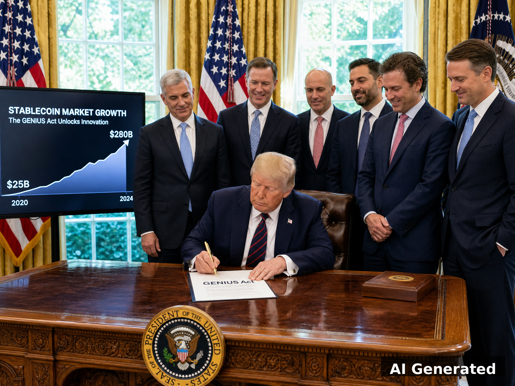 GENIUS Act stablecoin legislation US dollar digital assets