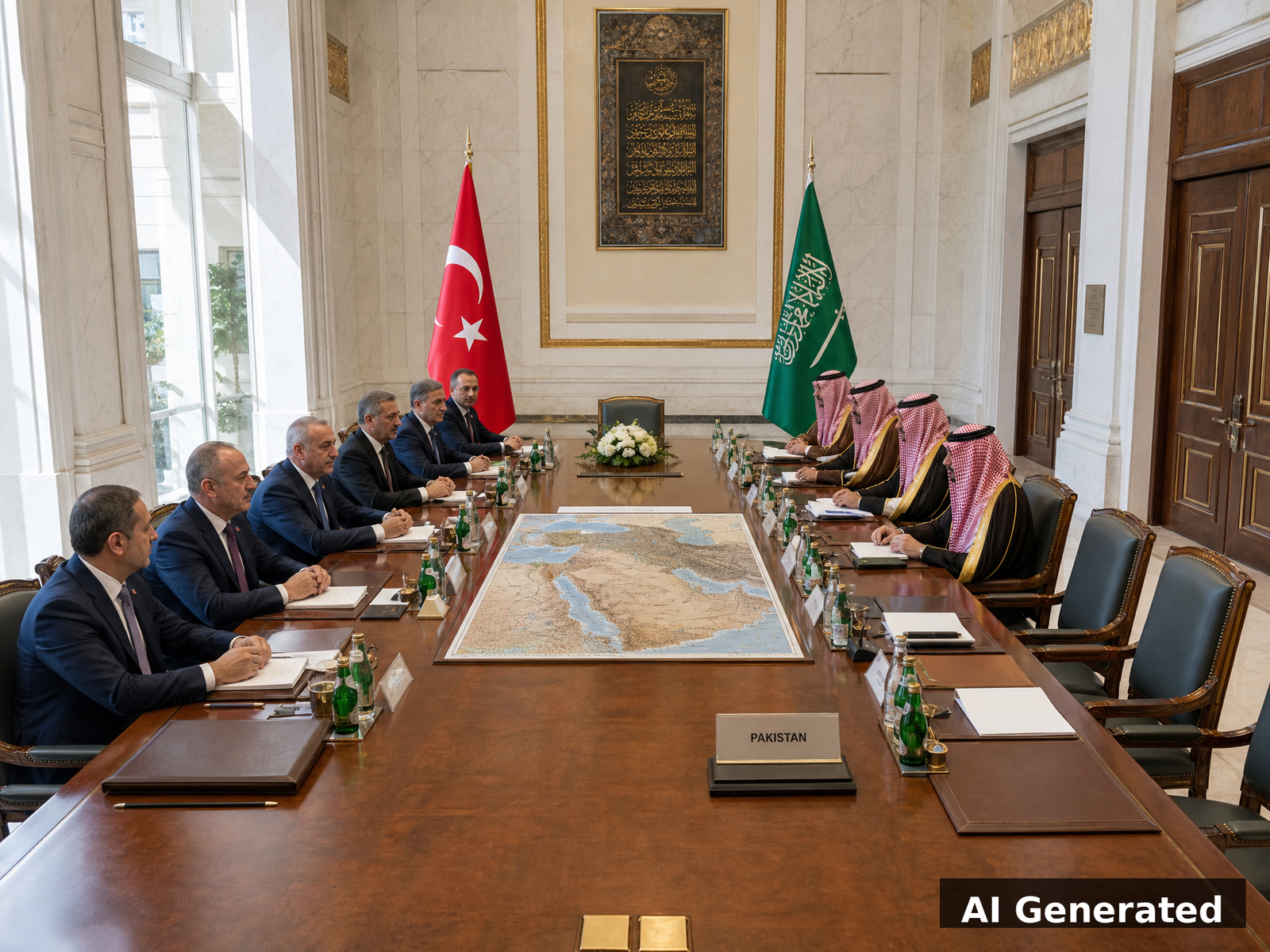 Geopolitical rivalry between Turkey and Saudi Arabia for Sunni leadership
