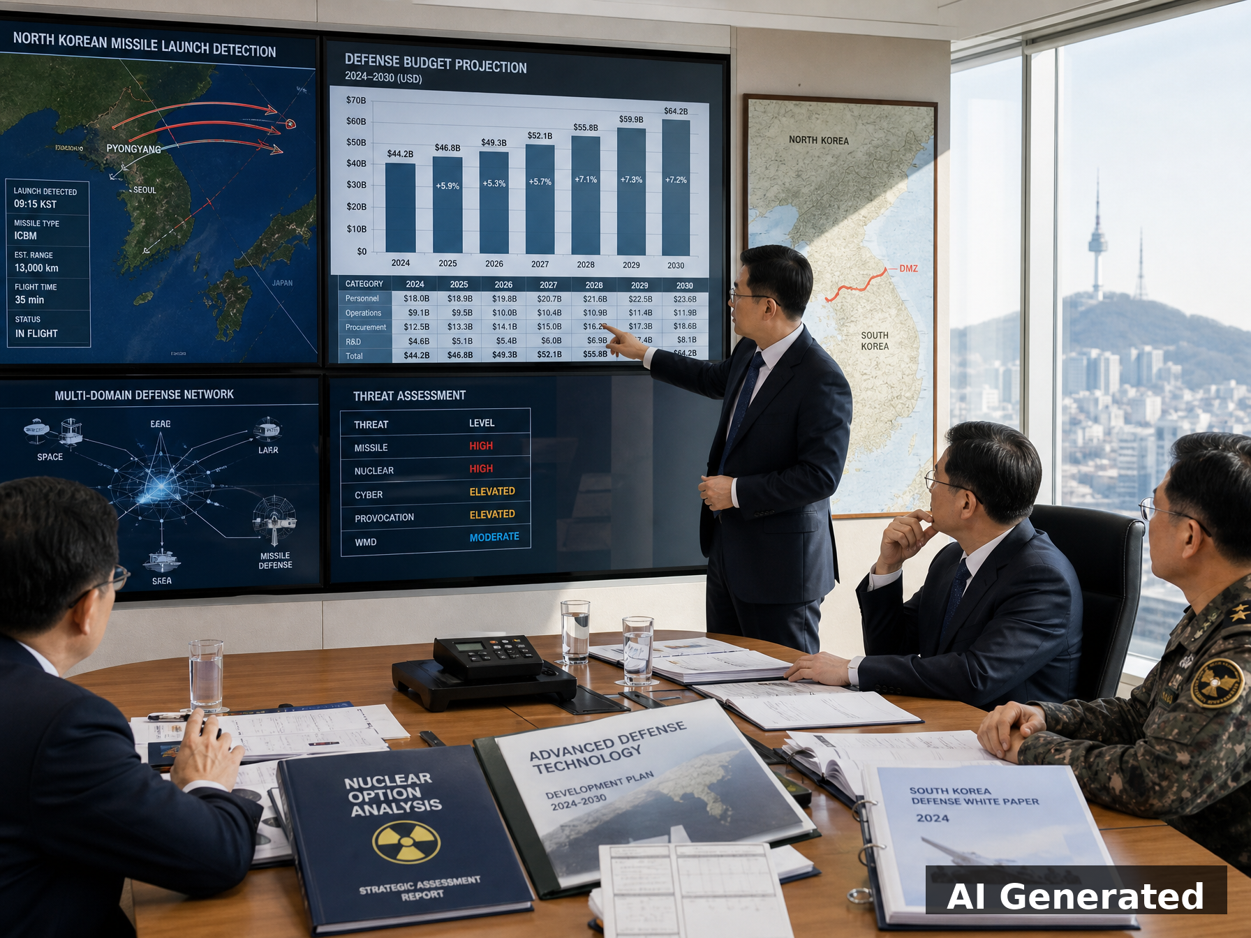 Seoul government officials weighing security options under pressure