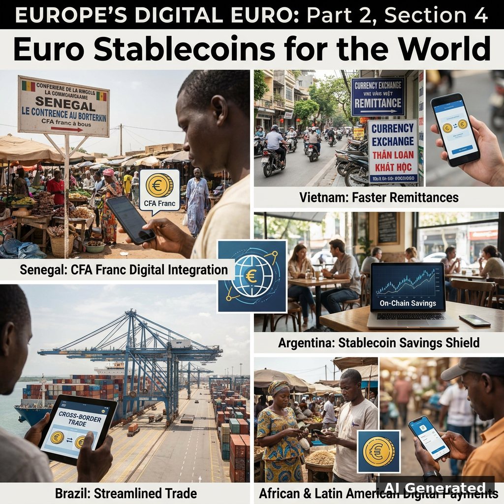 Euro stablecoins reaching emerging markets worldwide
