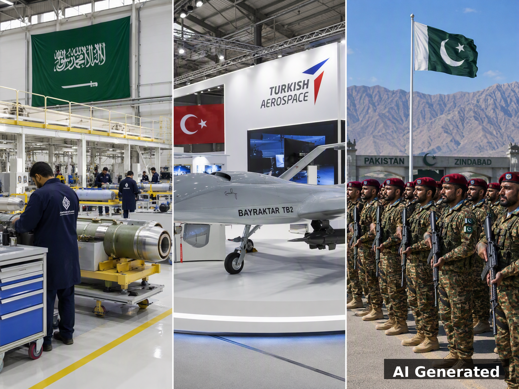 Industrie de défense saoudienne, drones turcs et capacités militaires pakistanaises triptyque