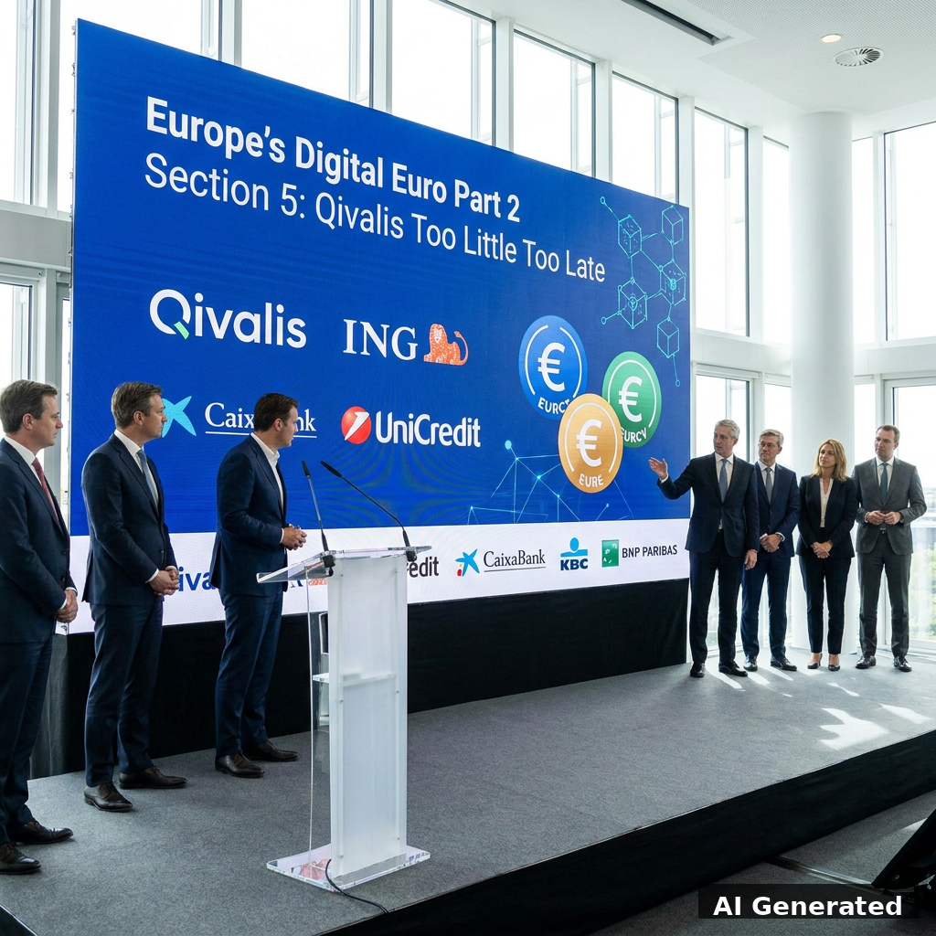 Qivalis European banking consortium euro stablecoin launch