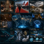 AI Generated - D115 nine-panel intelligence collage cover