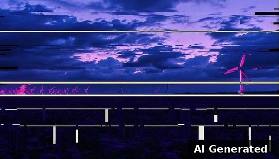 Through the lens — field. The strongest glitch of either experiment: RGB-split turbines, full-width scanline tears, datamosh blocks — field readable b